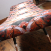 Stofa bench upholstered in velvet fabric designed by Emma of Semper Hopkins Upholstery and Interiors