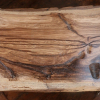 Rustic Natural Tree Trunk Coffee Table With Hairpin Legs