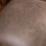 custom made leather bar stool