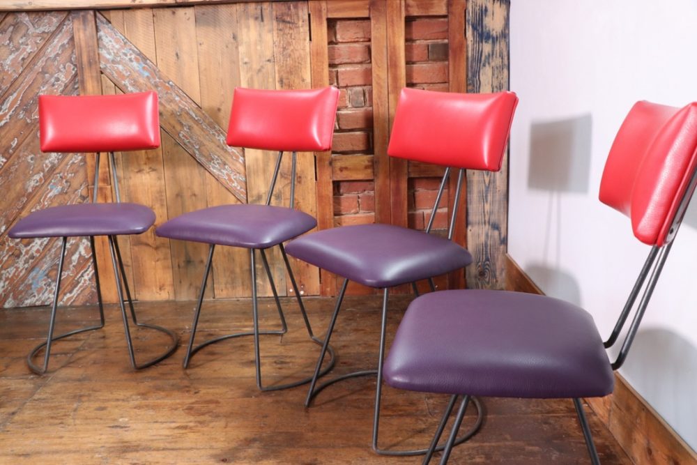 Leather custom industrial chairs