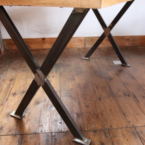 Industrial steel table legs
