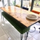 custom made reclaimed wood dining table