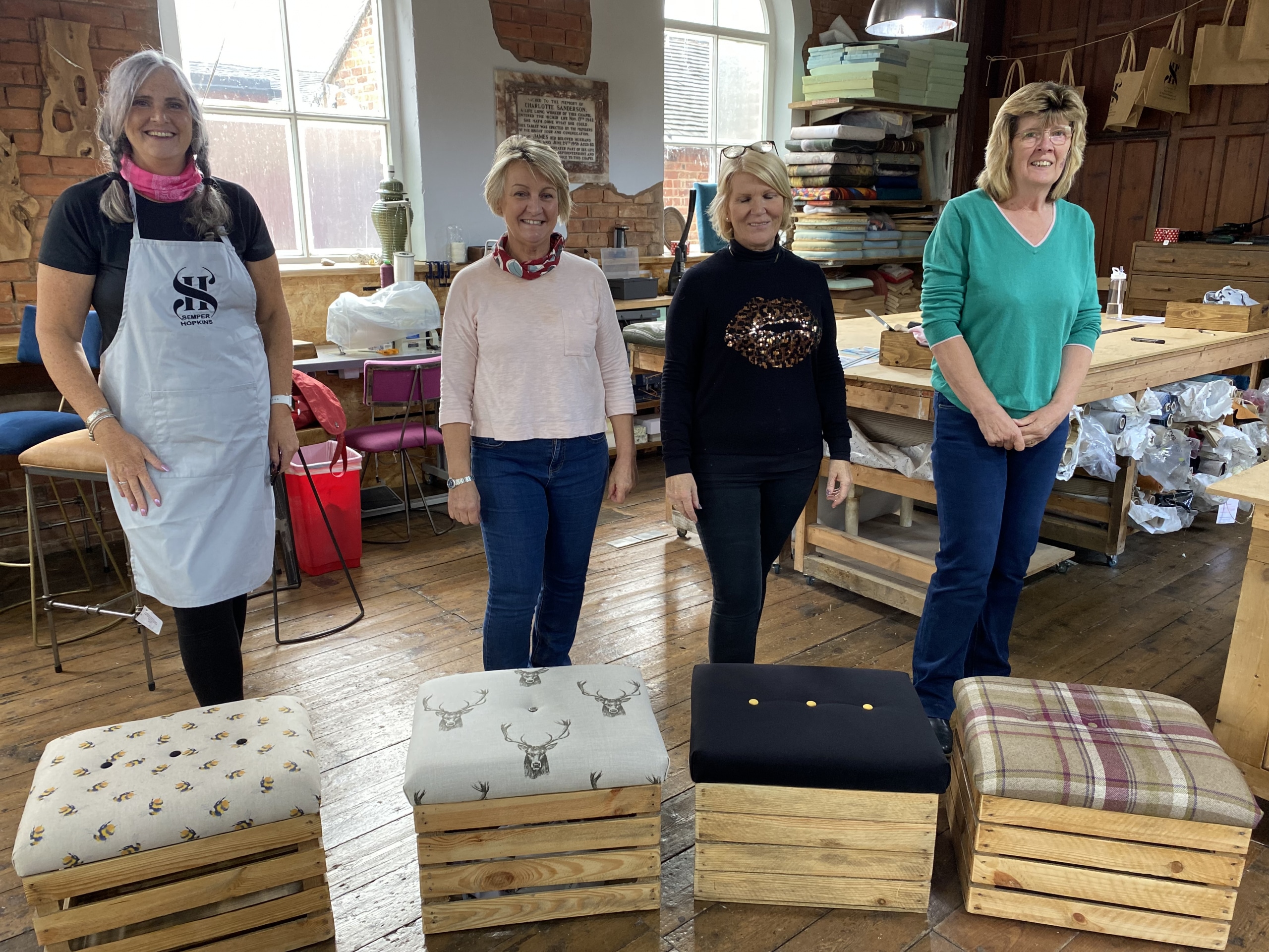 Upholstery workshop experience
