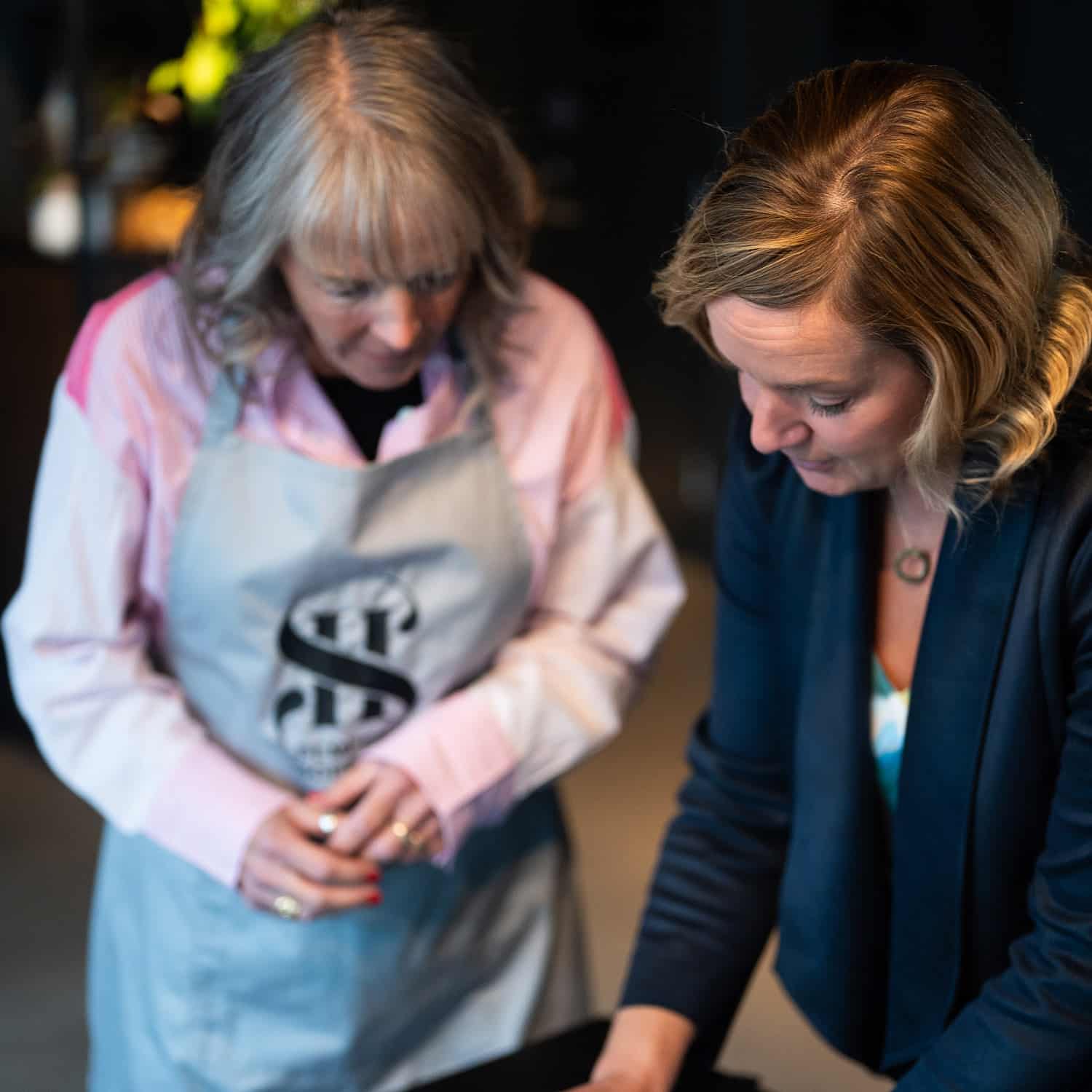 Tools needed for a team building, leather belt making activity