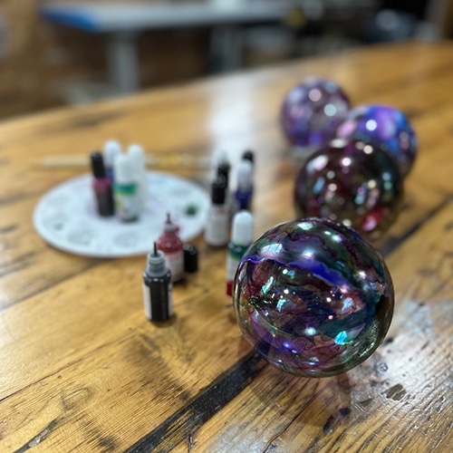 Seasonal Craft experiences - Christmas Table Centrepiece Example christmas table centrepiece made at a craft experience